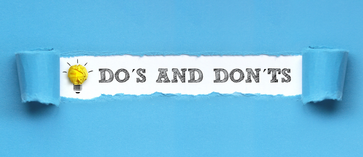 dos and don'ts